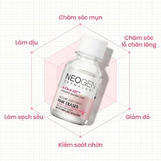 Tinh chất chấm mụn Neogen Dermalogy A- Clear Aid Soothing Pink Eraser (15ml)