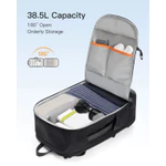 Balo Du Lịch Inateck BP03009 Siêu Nhẹ 1kg (Dung Tích 38.5L) - Chuẩn Xách Tay, Mở 180 Độ, Ngăn Laptop 17 Inch TSA — ảnh 8