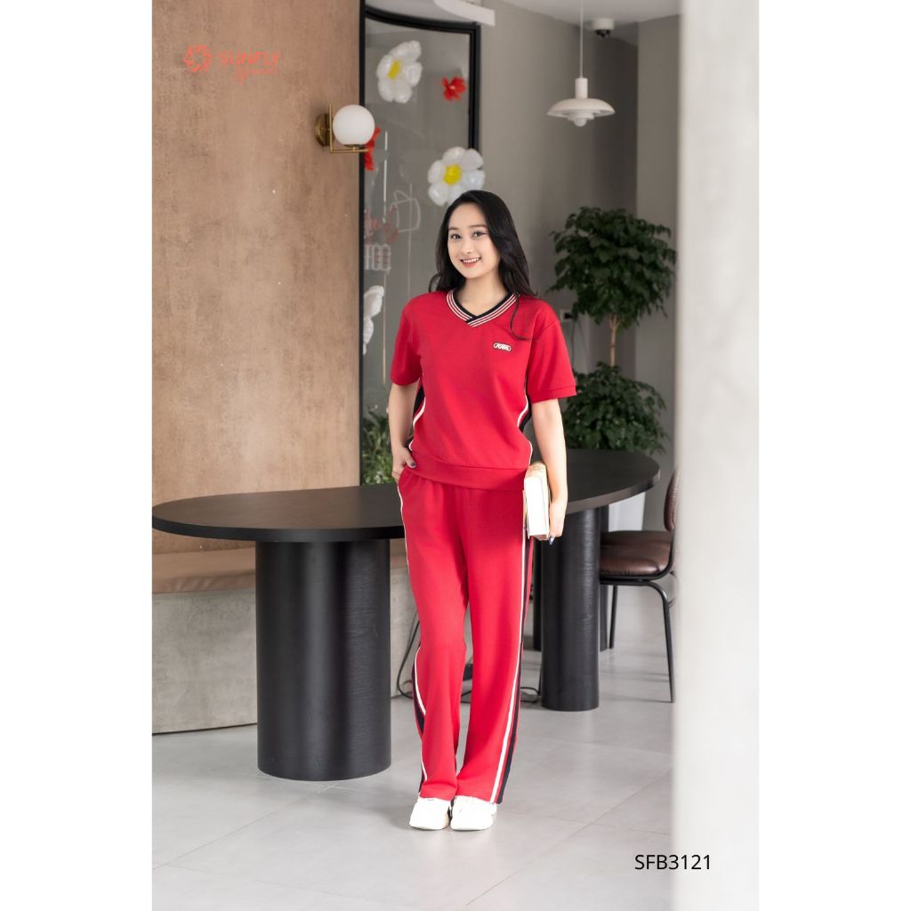 SFB3121 Set đồ nữ poly cotton 2da áo cộc quần dài