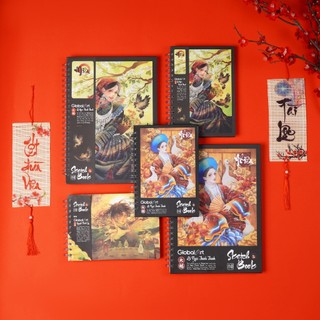 Combo Họa Cụ Chào Tết GLOBAL ART- Bộ Luyện Vẽ Tô Màu Chì, Màu Nước, Acrylic Kèm 1 Sổ Sketchbook