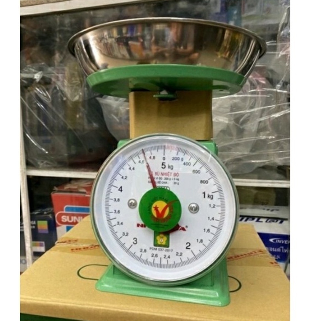Cân Đồng Hồ Sắt / Nhựa 1Kg / 2Kg / 5Kg  Chính Hãng - Cân Cơ Học Dụng Cụ Nhà Bếp Đo Lường