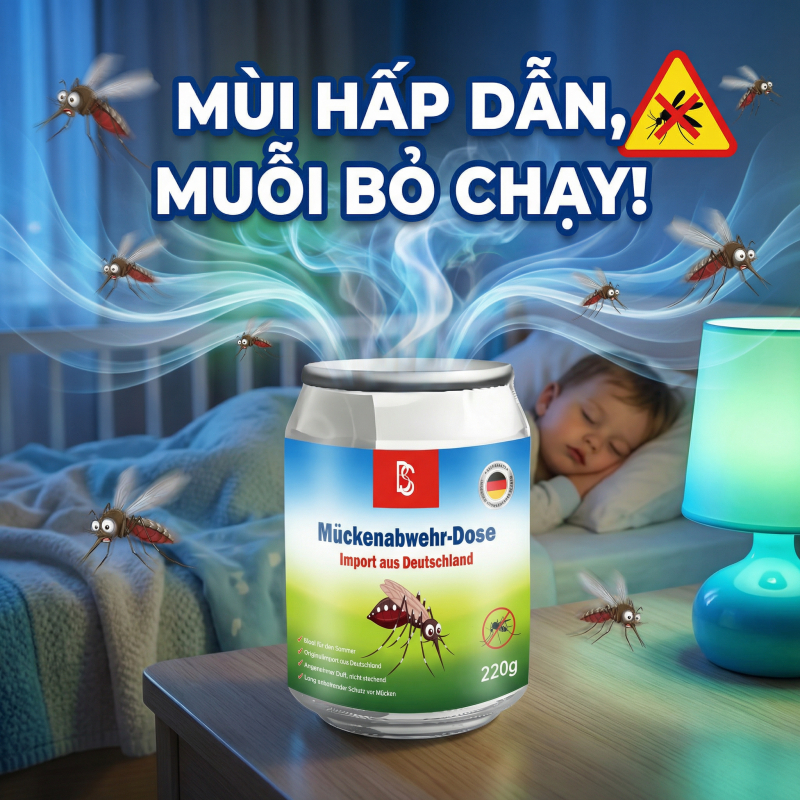 🦟 Nhà không có muỗi 100%! 🦟máy đuổi muỗi, nhang diệt muỗi, thuốc xịt muỗi Mua 1 tặng 1, 220g Chiết xuất từ thực vật