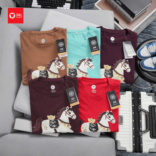 Áo thun nam MK Good Luck vải cotton 100% đẹp cao cấp đứng form co giãn tốt dễ phối đồ đi học đi chơi