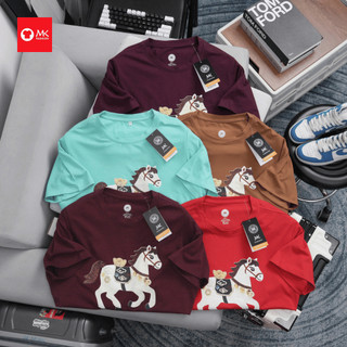 Áo thun nam MK Good Luck vải cotton 100% đẹp cao cấp đứng form co giãn tốt dễ phối đồ đi học đi chơi