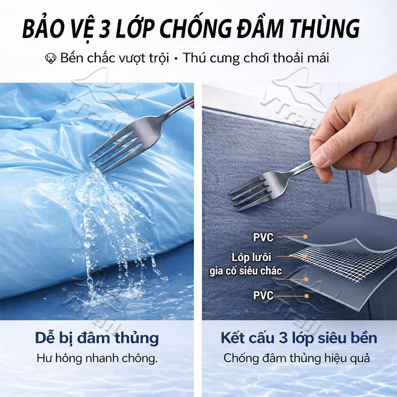 Bể bơi gấp gọn,không cần bơm hơi, chất liệu an toàn cao cấp, chống trượt, phù hợp cho cả gia đình