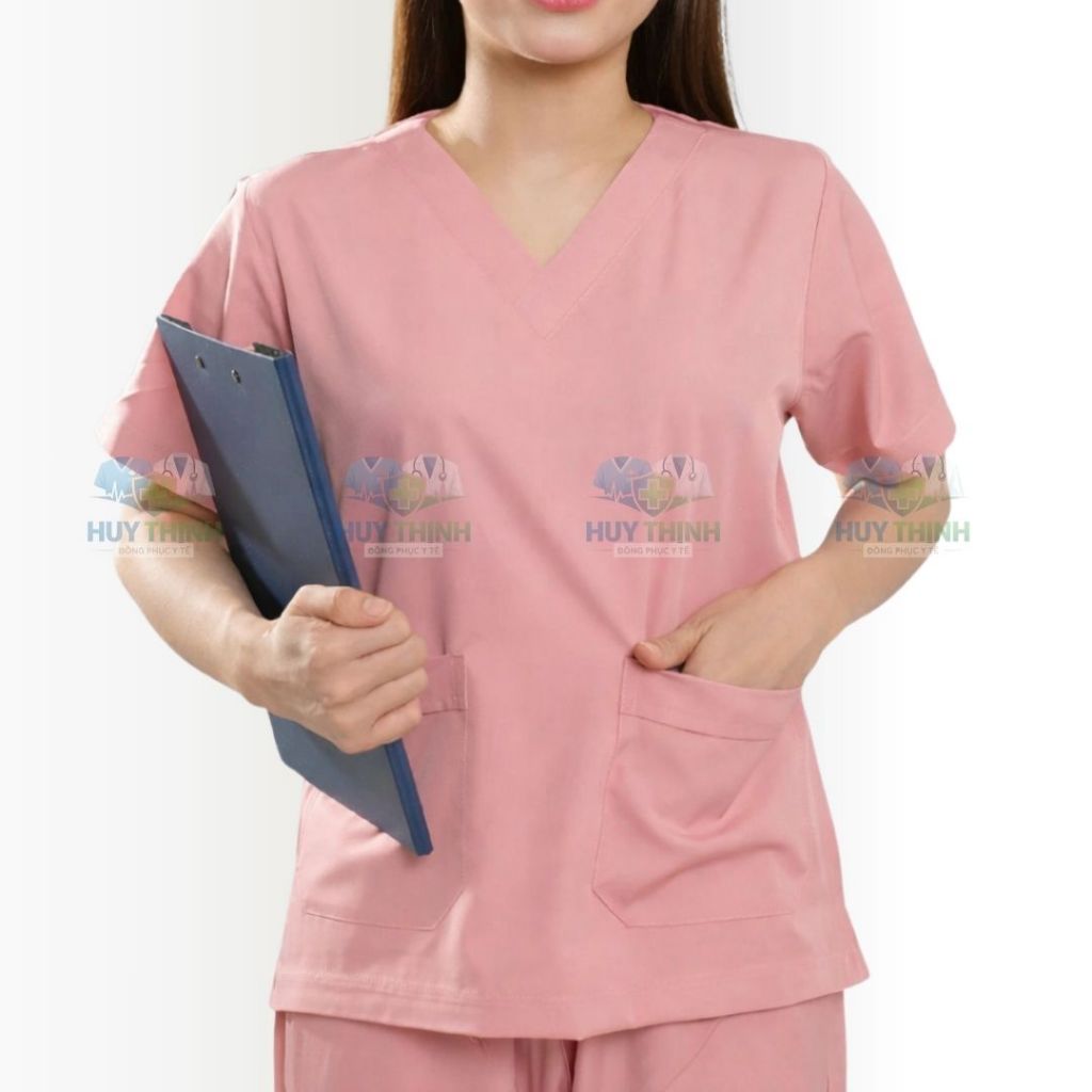 GIÁ XƯỞNG - Đồng phục Spa Vải Lon Co Giãn, Bộ quần áo y tế, Áo blue dược sĩ, Bộ Scrubs bác sĩ, Áo Blouse
