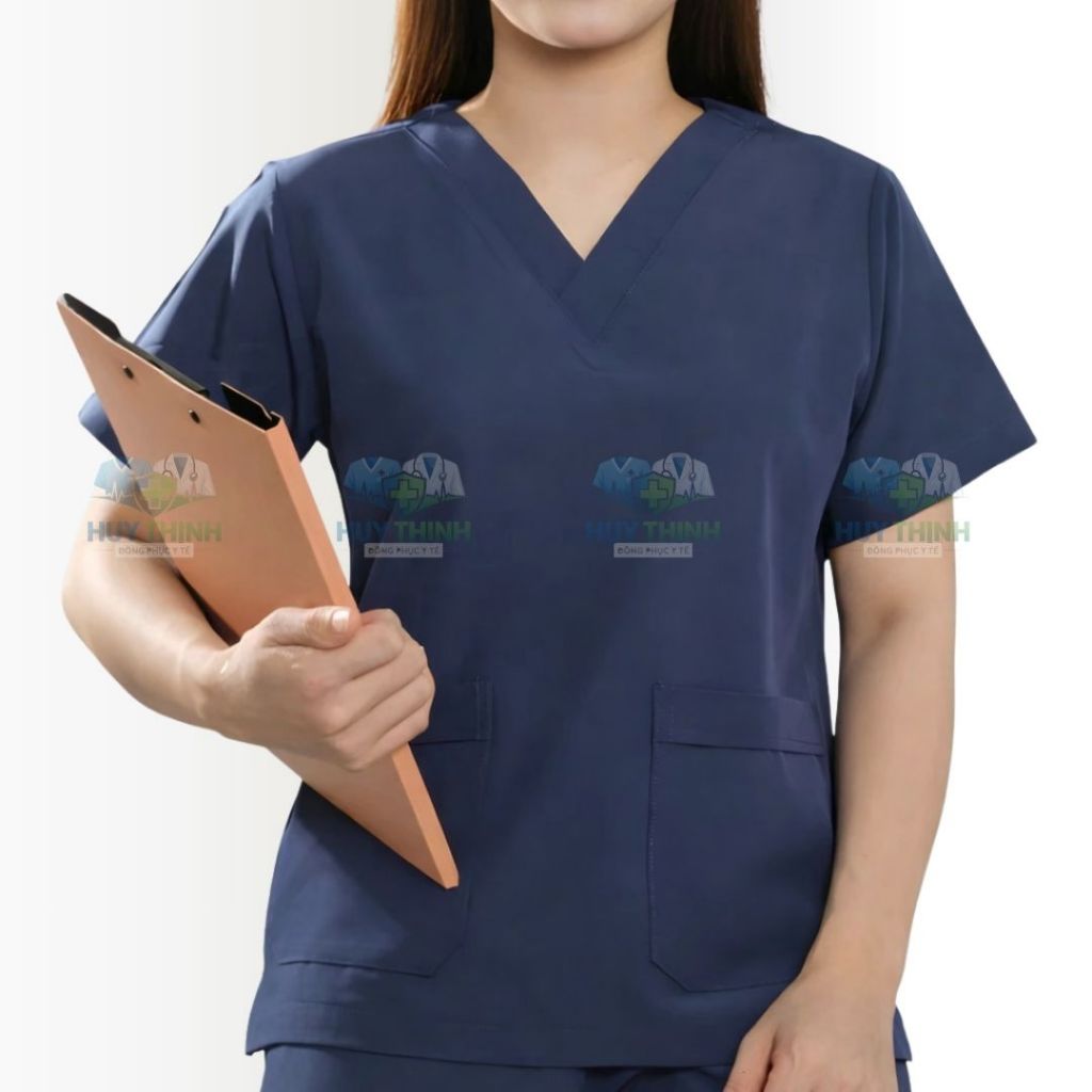 GIÁ XƯỞNG - Đồng phục Spa Vải Lon Co Giãn, Bộ quần áo y tế, Áo blue dược sĩ, Bộ Scrubs bác sĩ, Áo Blouse