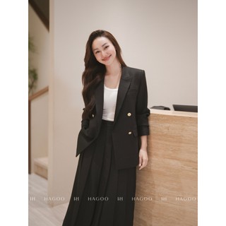 Chân váy xếp ly cạp rời HAGOO phong cách công sở thanh lịch [CV8075]