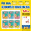 COMBO 10 & 5 lon PATE KUCINTA cho mèo - Pate Siêu Nhiều Cá và Hải Sản lon 400g cho mèo mọi lứa tuổi