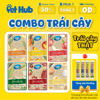 [COMBO 20-10-5] Pate TRÁI CÂY SNAPPY TOM 70gr Cao Cấp - Pate SNAPPY TOM Trái Cây Cho Mèo