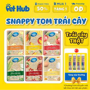 Pate TRÁI CÂY SNAPPY TOM 70gr Cao Cấp Đủ Vị Cho Mèo - Pate Snappy Tom Hoa Quả