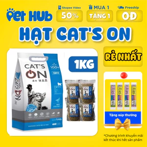 Hạt CAT'S ON Thức Ăn Cho Mèo Mọi Lứa Tuổi, Hạt Dinh Dưỡng Cho Mèo Giá Rẻ, Cat's On Hàn Quốc