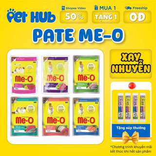 Pate Me-O Gói 80g - Thức Ăn Ướt Cho Mèo Dạng Gói Đủ Vị