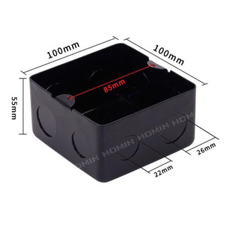 Đế kim loại ổ cắm âm sàn HOMIN có VAT lắp vừa mặt PANASONIC, SINO, LIOA,MPE và các hãng tiêu chuẩn chung trên thị trường