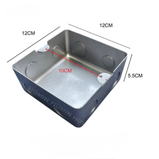 Đế kim loại ổ cắm âm sàn HOMIN có VAT lắp vừa mặt PANASONIC, SINO, LIOA,MPE và các hãng tiêu chuẩn chung trên thị trường