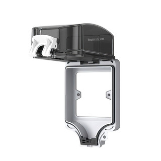 Hộp che mưa Cao Cấp IP55 HOMIN có VAT, Hộp Chống Nước Cho Nhà Vệ Sinh, Hộp Chống Nước Ngoài Trời.