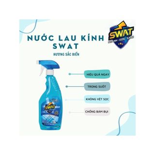 Nước lau kính SWAT chai 580ml/ can 4kg