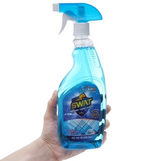 Nước lau kính SWAT chai 580ml/ can 4kg