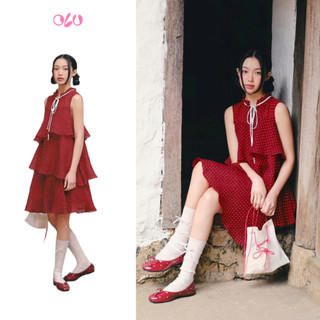 Đầm hoa OLV babydoll dáng suông đi chơi Bellamy Dress nhiều màu phù hợp đi chơi