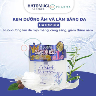 Kem Dưỡng Ẩm Hatomugi Chiết xuất Ý Dĩ Dưỡng Ẩm Và Làm Sáng Da Reihaku Hatomugi Dùng Cho Mọi Loại Da 300g