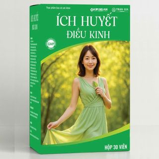 Viên uống Ích Huyết Điều Kinh, ngừa - bổ khí huyết, hỗ trợ điều hoà kinh nguyệt, hộp 30 viên