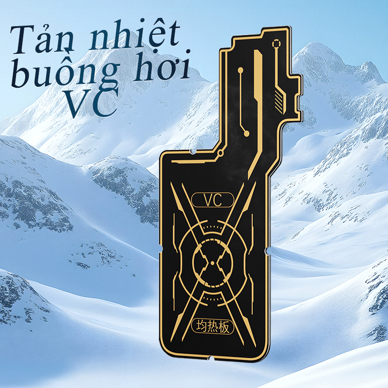 Miếng dán tản nhiệt buồng hơi VC cho quạt tản nhiệt điện thoại làm lạnh nhanh công nghệ VC | BigBuy360 - bigbuy360.vn