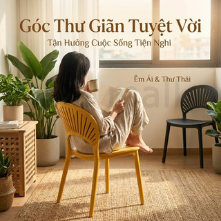 Ghế nhựa kiểu Bắc Âu có tựa lưng, nhiều màu sắc để lựa chọn, phù hợp sử dụng trong nhà và ngoài trời