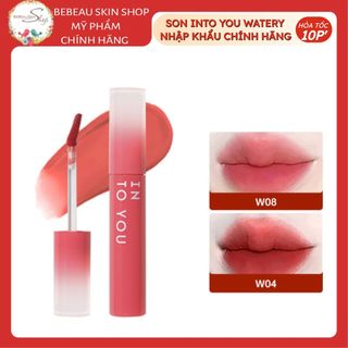 Son Kem Lì Into You Watery Lip Matt Mịn Lì Lâu Trôi Tạo Hiệu Ứng Sương Mù 2.6g - Bebeau