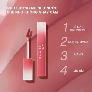 Son Kem Lì Into You Watery Lip Matt Mịn Lì Lâu Trôi Tạo Hiệu Ứng Sương Mù 2.6g - Bebeau