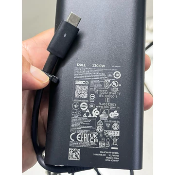sạc laptop DELL TYPE C 130W hàng cũ, zin theo máy chính hãng