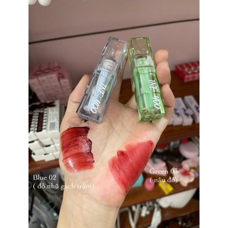 Son Kem Bóng Lì INEYOO BLUE Hiệu Ứng Nhung Mờ, Tráng Gương Lâu Trôi