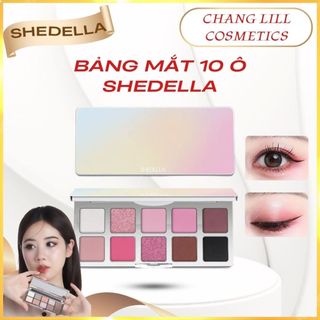 { SHEDELLA ] Bảng Phấn Mắt SHEDELLA 10 Ô Màu Pastel Phù Hợp Nhiều Phong Cách Trang Điểm Nữ