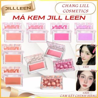 Má Hồng Dạng Kem JILL LEEN Mướt Mịn Không Thấm Nước Làm Sáng Tone Da Chính Hãng Nội Địa Trung