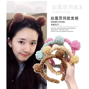 Bờm gấu, Cài tóc rửa mặt hình Gấu cute Hàn Quốc