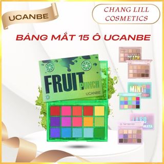 Bảng Phấn Mắt UCANBE 15 Ô Tông Màu Đa Dạng, Nổi Bật, Tiện Lợi Bright Shimmer Matte Glitter