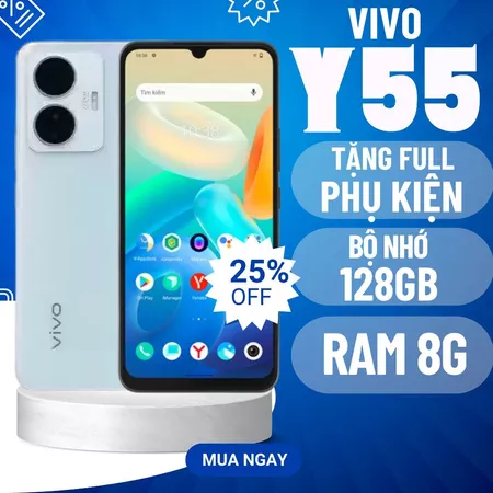 Điện thoại VIVO Y55 Ram 8G/128gb, điện thoại cũ giá rẻ bảo hành 6 tháng, tặng full đủ phụ kiện!!!