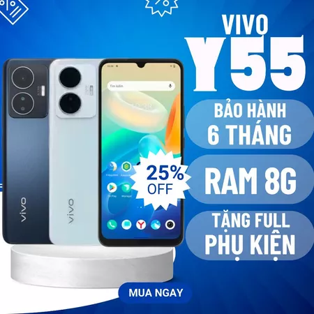Điện thoại VIVO Y55 (8G/128gb) 2 Sim 2 Sóng, điện thoại cũ giá rẻ tặng full đủ phụ kiện!!!