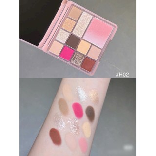 Màu Mắt HOLDLIVE 12ô bản mới hoa lá hẹ-chính gốc