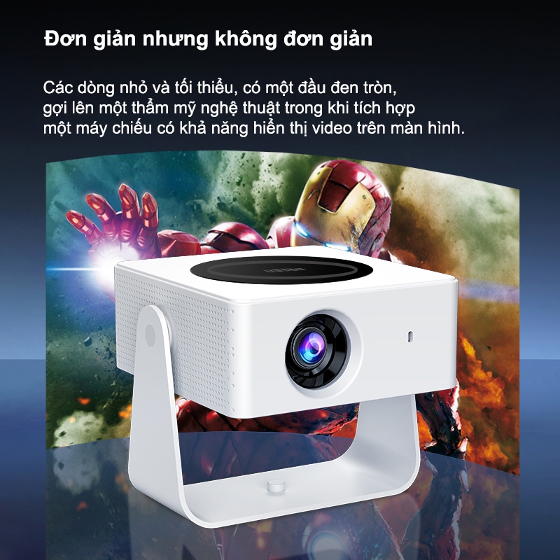 Dosen Pro Máy chiếu T1 Pro Full HD 1080P 4K mini Android 13 WiFi 2,4/5G Bluetooth Kết nối điện thoại laptop ios xem phim | BigBuy360 - bigbuy360.vn