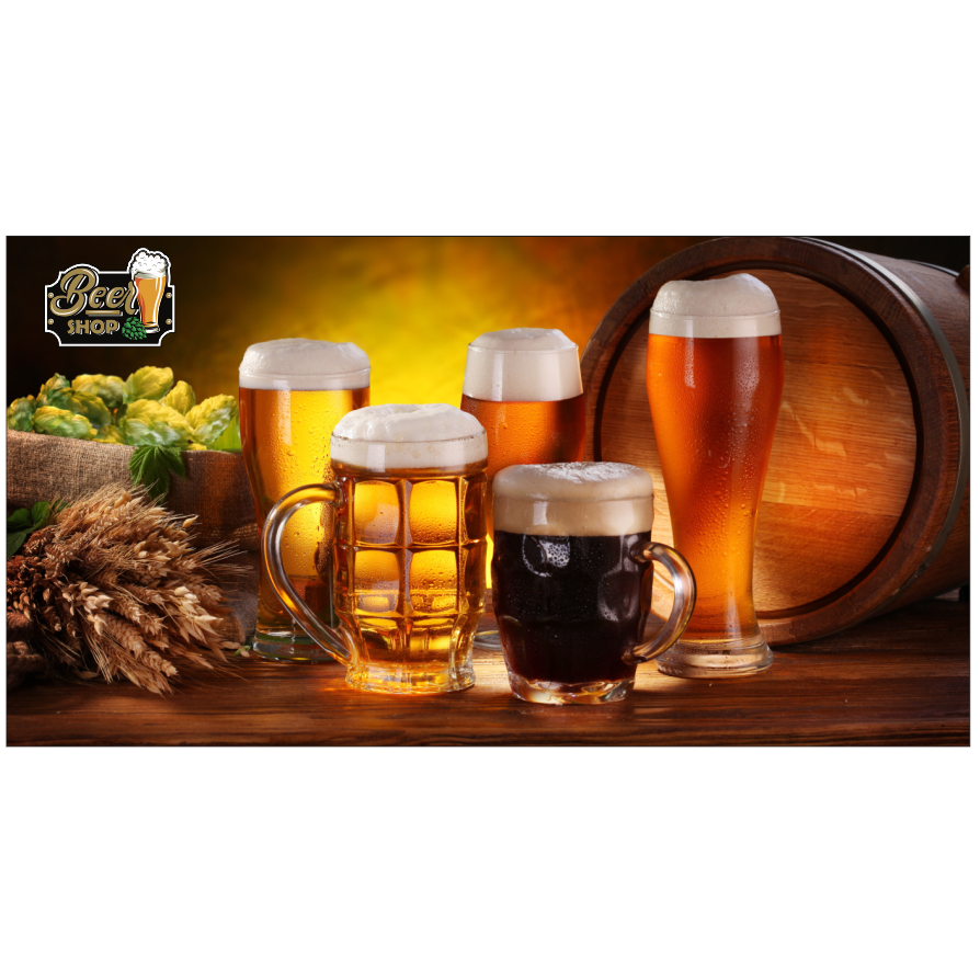 Phông nền quán bia cỡ lớn có nhiều size, chất liệu in bạt ngoài trời chống nước