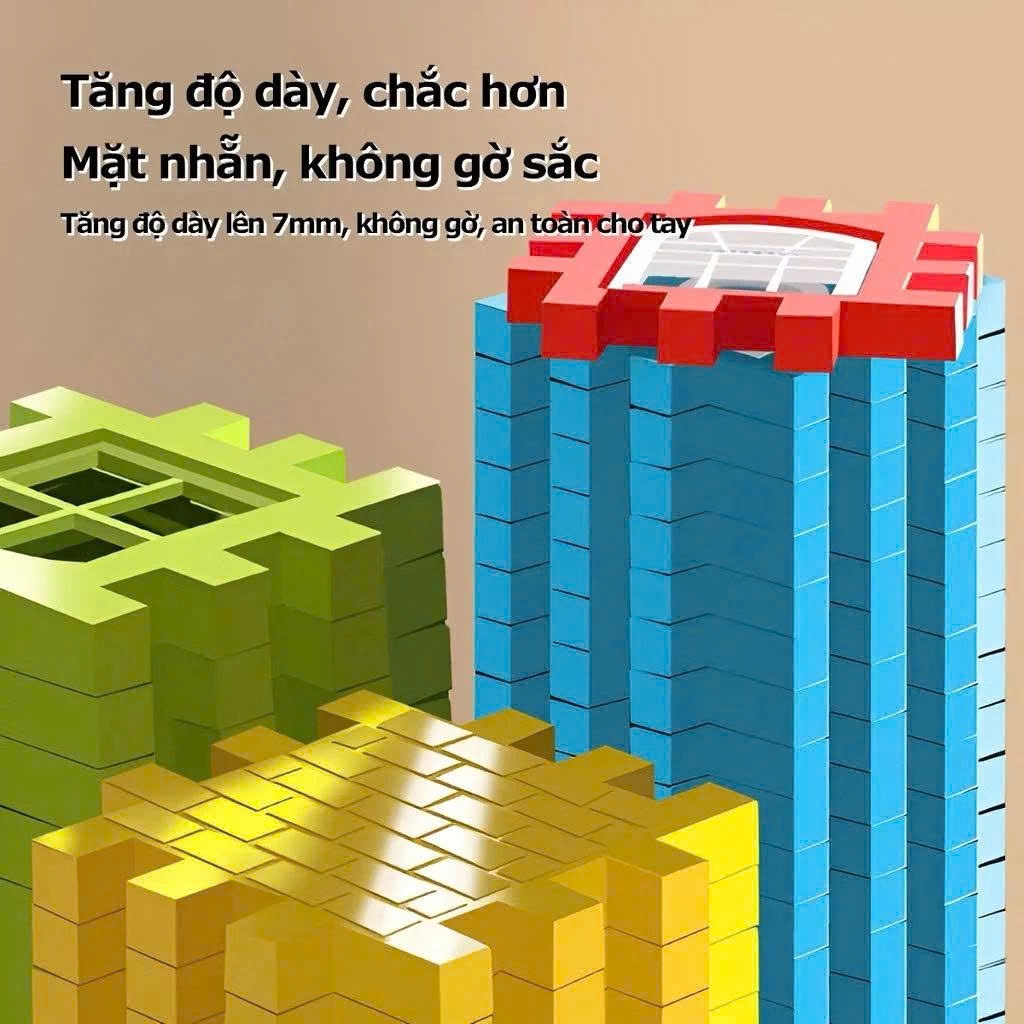 Đồ Chơi Lắp Ghép Xây Dựng Thông Minh Cho Bé  Mô Phỏng Nhà 3D 150 Chi Tiết Cho Bé Rèn Luyện Tư Duy