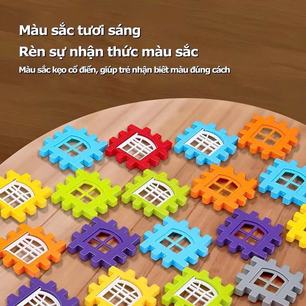 Đồ Chơi Lắp Ghép Xây Dựng Thông Minh Cho Bé  Mô Phỏng Nhà 3D 150 Chi Tiết Cho Bé Rèn Luyện Tư Duy