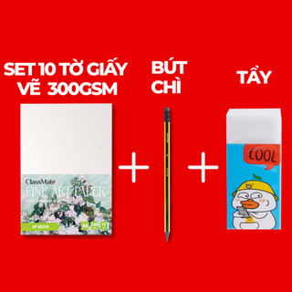 Quà Happy Day, Set 16 Nhãn Vở, Túi Bút Bút Maker, Bút Gel, Họa Cụ, Acrylic Marker Quà Ngẫu Nhiên Chì Màu Gốc Dầu