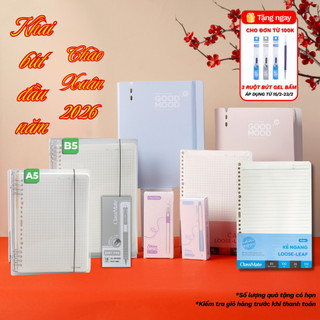[TẶNG QUÀ] Combo Khai Bút Đầu Xuân CLASSMATE Gồm Hộp Bút Gel Bấm Kèm Sổ Còng Bìa Cứng Cao Cấp, Giấy Refill 100gsm