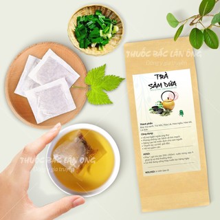 Trà sâm dứa, vị ngọt dịu, đậm vị trà, hương sâm dứa, thanh mát, giải khát, phù hợp mọi lứa tuổi