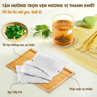 Trà sâm dứa, vị ngọt dịu, đậm vị trà, hương sâm dứa, thanh mát, giải khát, phù hợp mọi lứa tuổi
