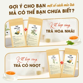 Trà sâm dứa, vị ngọt dịu, đậm vị trà, hương sâm dứa, thanh mát, giải khát, phù hợp mọi lứa tuổi