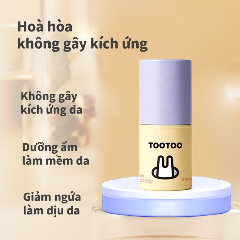 tootoo Thanh sáp dưỡng da làm dịu và bảo vệ giảm ngứa, 8 lần hoạt chất Tử thảo dưỡng ẩm da 6.5g