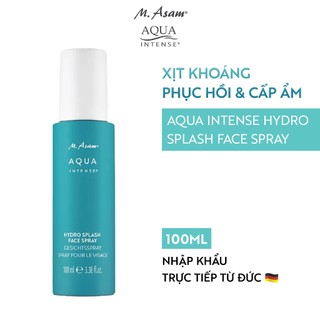 Xịt dưỡng phục hồi và cấp ẩm 100ml M.ASAM AQUA INTENSE HYDRO SPLASH FACE SPRAY | M.Asam Việt Nam