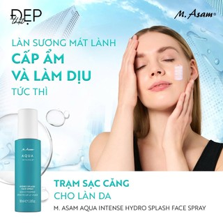 Xịt dưỡng phục hồi và cấp ẩm 100ml M.ASAM AQUA INTENSE HYDRO SPLASH FACE SPRAY | M.Asam Việt Nam